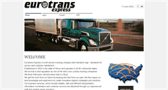 Desktop Screenshot of eurotransexpress.com